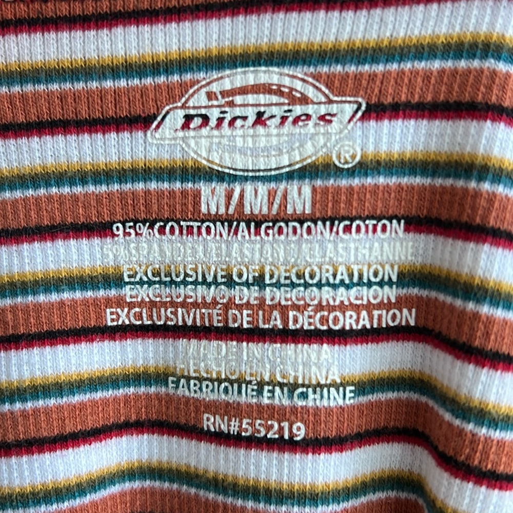 Dickies Ribbed V-Neck Baby Tee - Picture 4 of 4